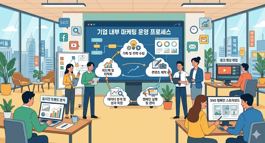 메타 어드밴티지+ 자동화 세팅 화면 또는 개념 일러스트